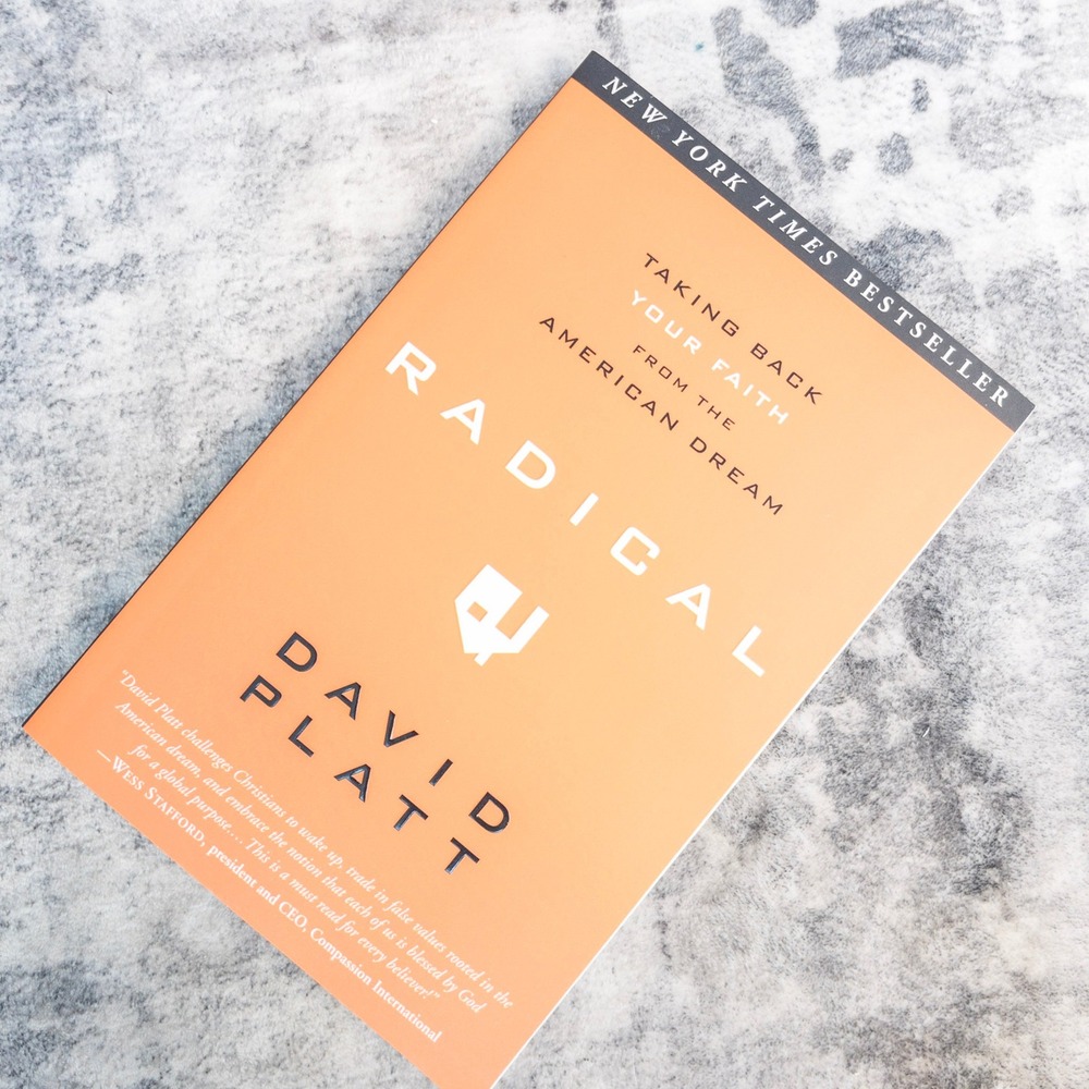 Radical David Platt Taking Back Your Faith American Dream Christian Living